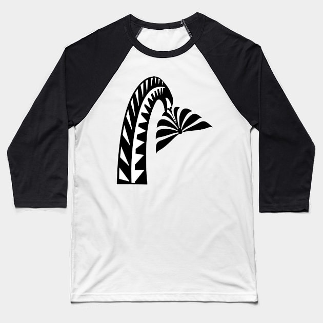 A Whales Tale Baseball T-Shirt by AROJA